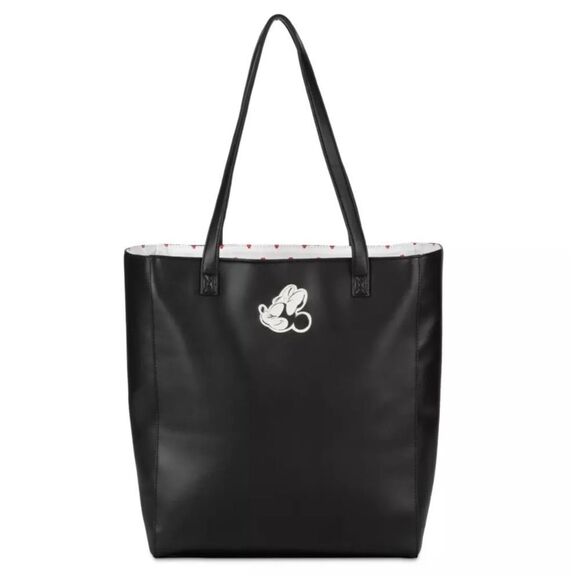 Minnie Mouse Faux Suede Tote Bag